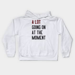 Vintage Not A Lot Going On At The Moment Kids Hoodie